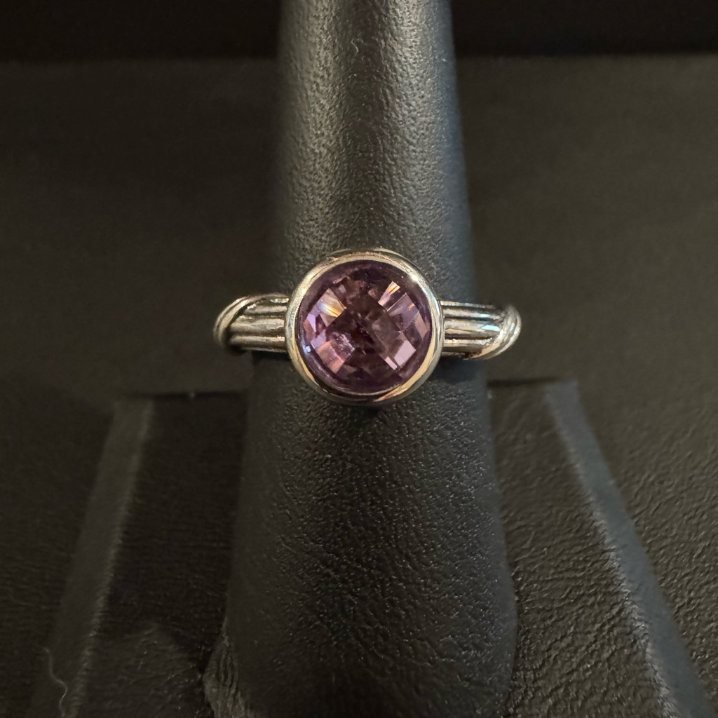 Peter Thomas Roth Sterling Silver And Amethyst Ring
